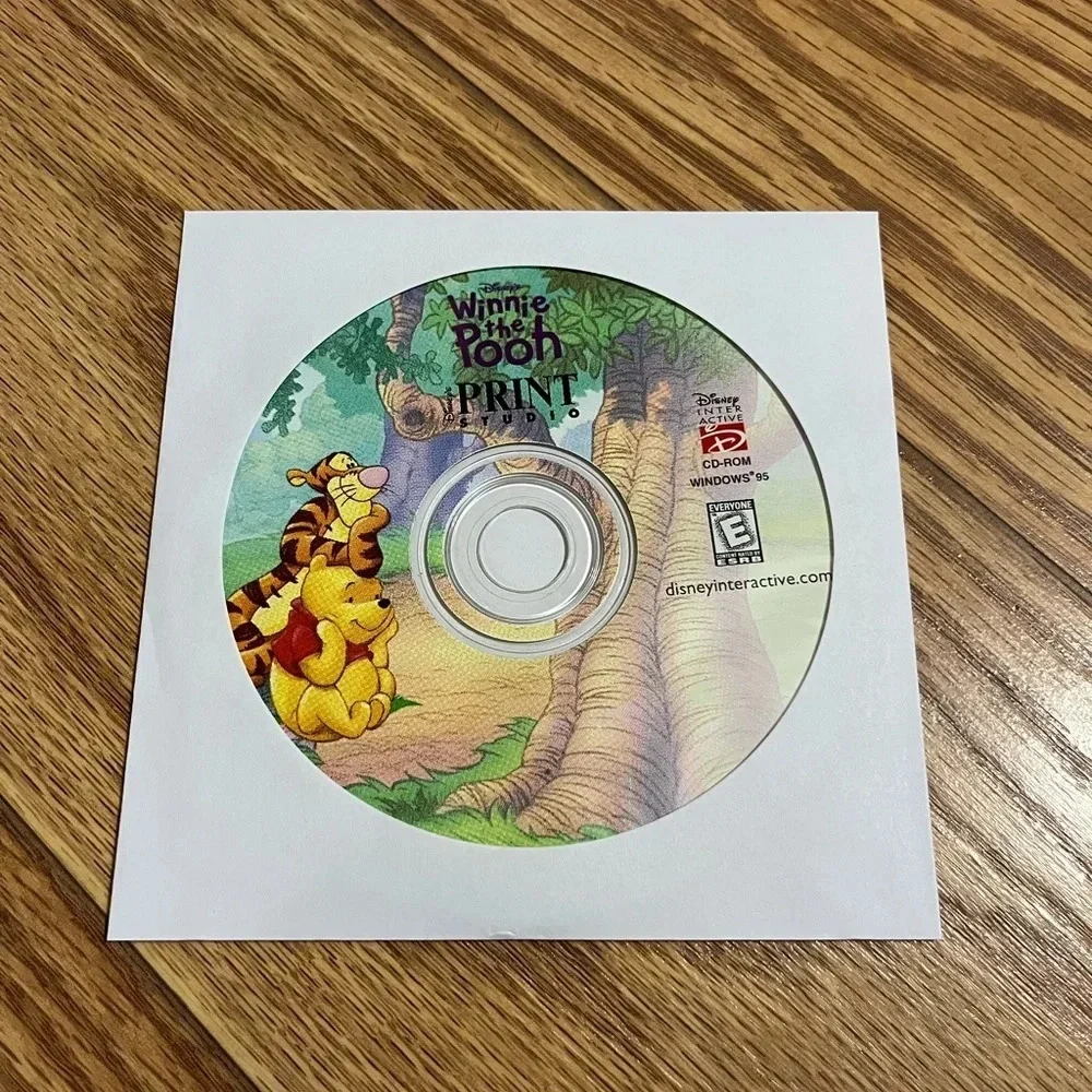 Winnie the Pooh Print Studio PC Game 1997